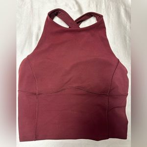 Lululemon Key to Balance Yoga Tank Top - Red Merlot - Size 2